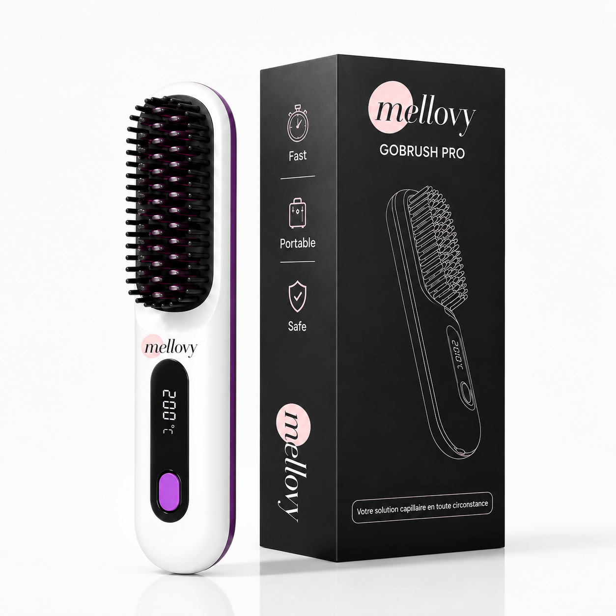 Mellovy Brush for Short Hair